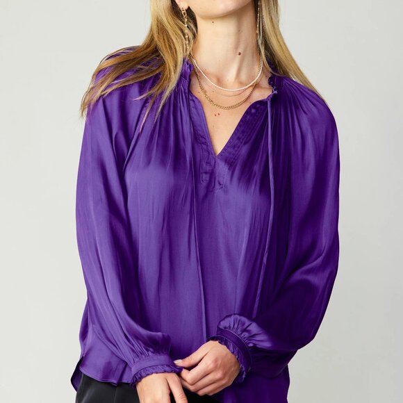 Current Air Vibrant Purple Blouse - Picture 4 of 7